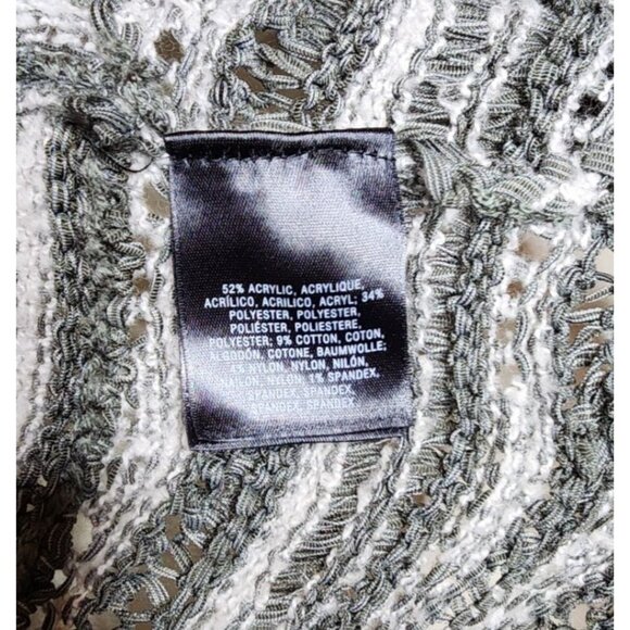 Anthropologie Moth Sleeveless Open Cardigan size M/L Gray - Picture 4 of 7